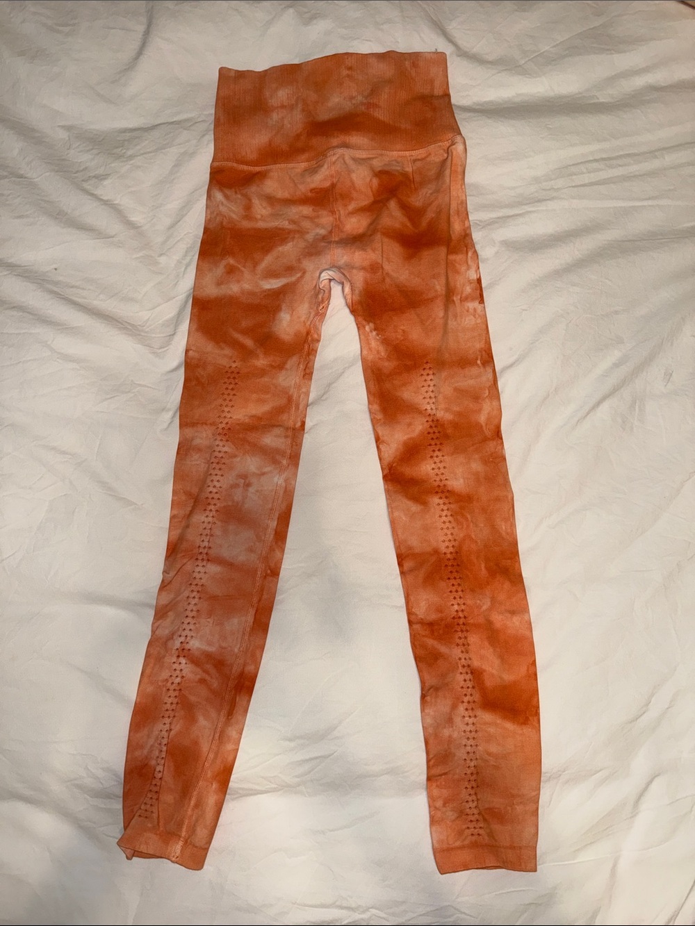 Free People Movement Good Karma Tie Dye Legging in Coral Clay Size XS/S NEW - Picture 5 of 5
